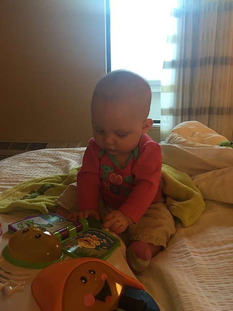 Learning to sit all on my own!