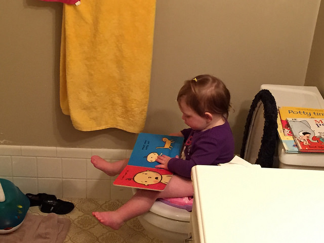 After a couple weeks, you were doing awesome at the potty thing!