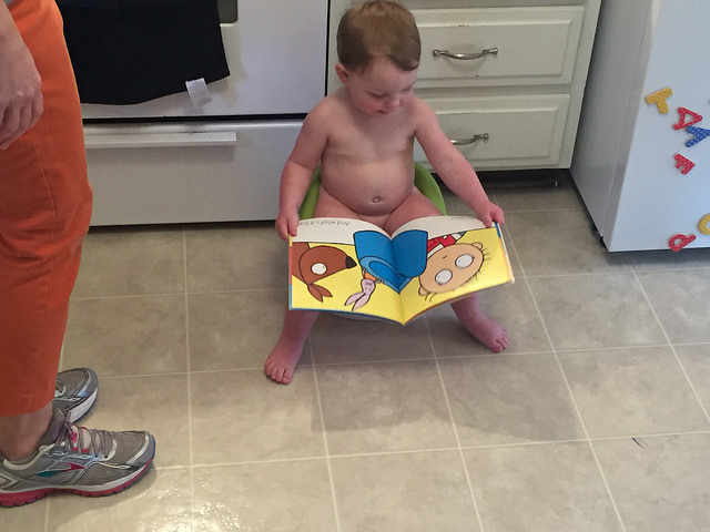 Potty training, Day 1