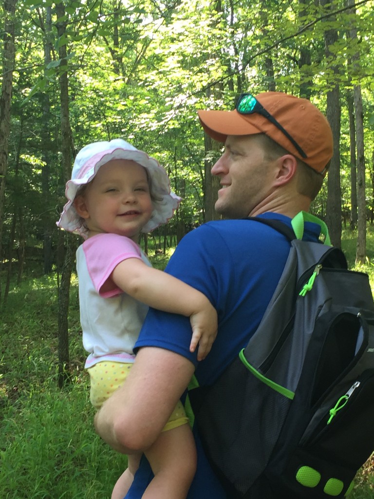 Hiking with Mommy and Daddy at Lake of the Ozarks State Park