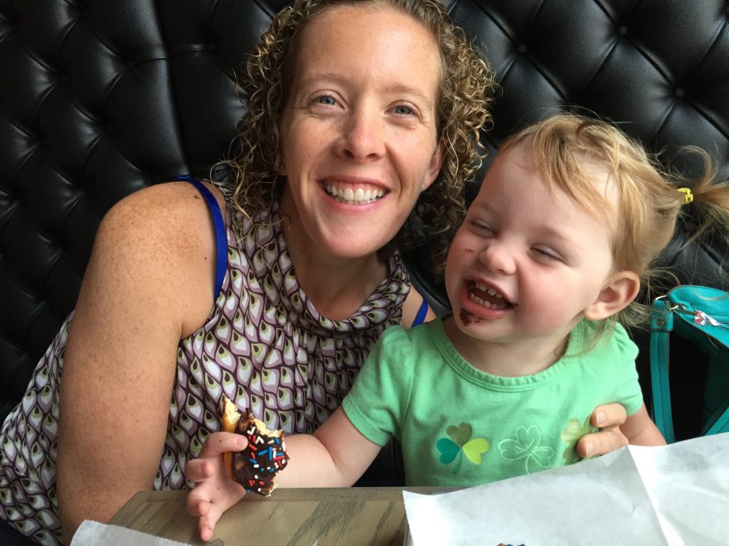 You loved your glazed chocolate-with-sprinkles birthday donut!